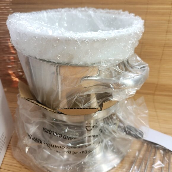 Fondue Set Swissmar Arosa Stainless Steel 11 Piece Meat Cheese Chocolate New - Picture 11 of 12